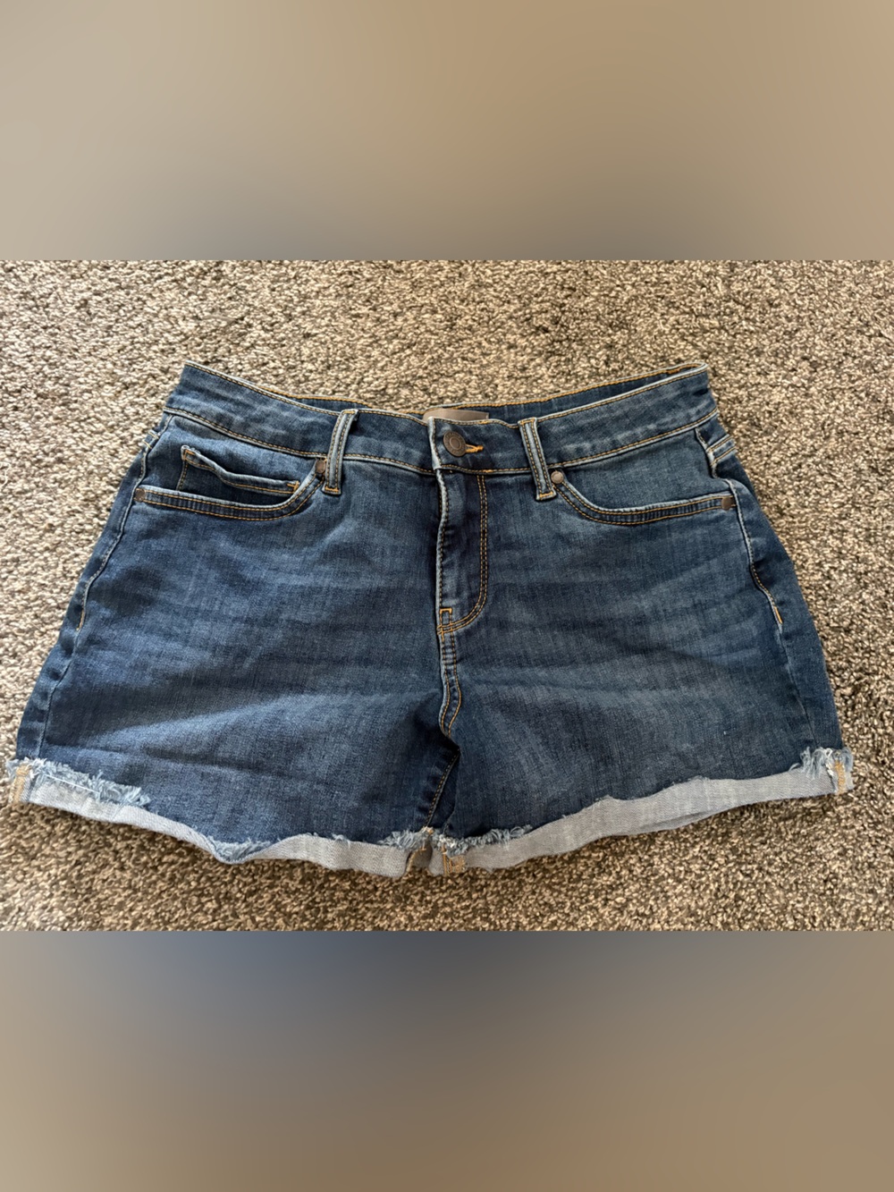 Classic Blue Denim Women's Shorts